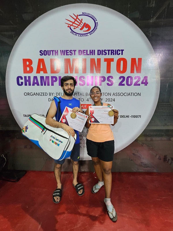 South west Delhi District Badminton Championship 2024, organised by Delhi Capital Badminton Association at Tiranga Badminton Academy...Click here to read more
