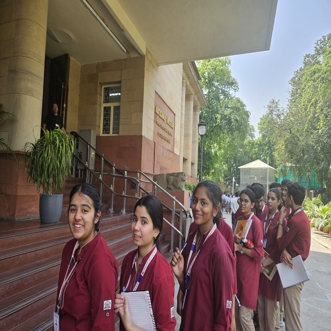 Class 12 visits the National Museum