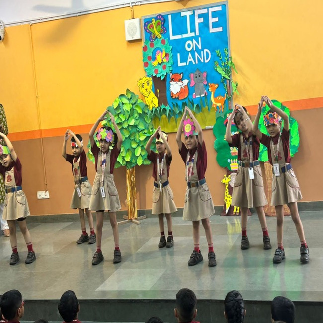 Pre primary Vega class assembly tiltled Life on Land