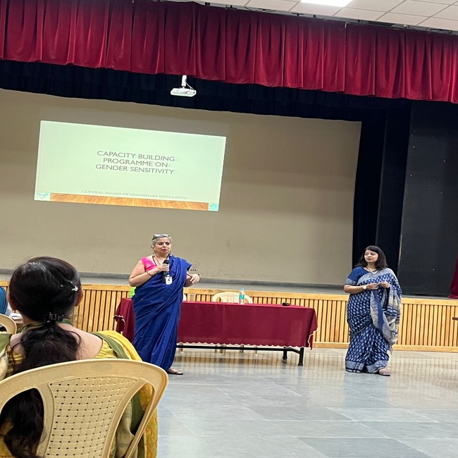 CBSE teacher workshop on Building Gender Sensitivity in schools