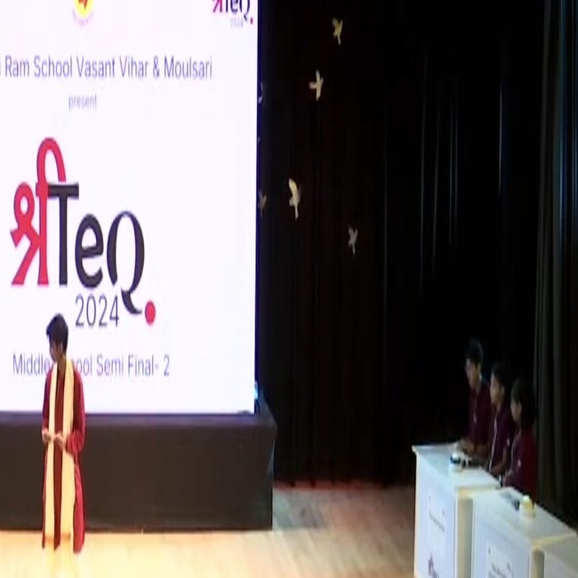 At the Annual Inter-School Tech Competition held at The Shri Ram School, Moulsari held from 18 October to 23 October, 2024....Click here to read more