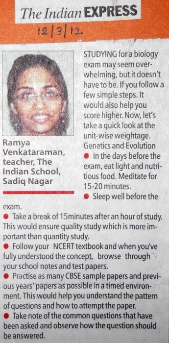 THE INDIAN EXPRESS, 12 MARCH 2012