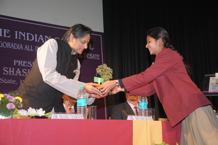   10th Dr. Amidas Goradia National Inter School Debate, 6 December, 2012.