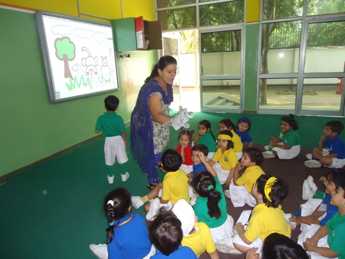 On a Magic Carpet,  Story- telling for the Pre-primary.