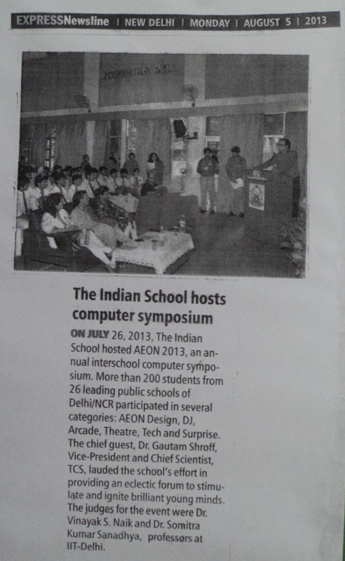 Express Newsline, Monday, 5 August, 2013.