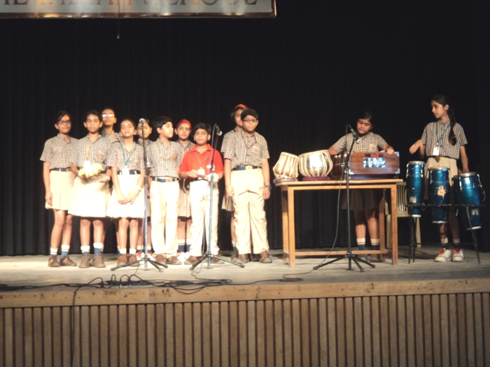 Inter- house vocal music competition, classes 6 and 7.