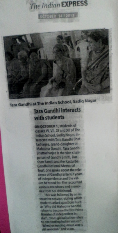 The Indian Express, 14 October, 2013.