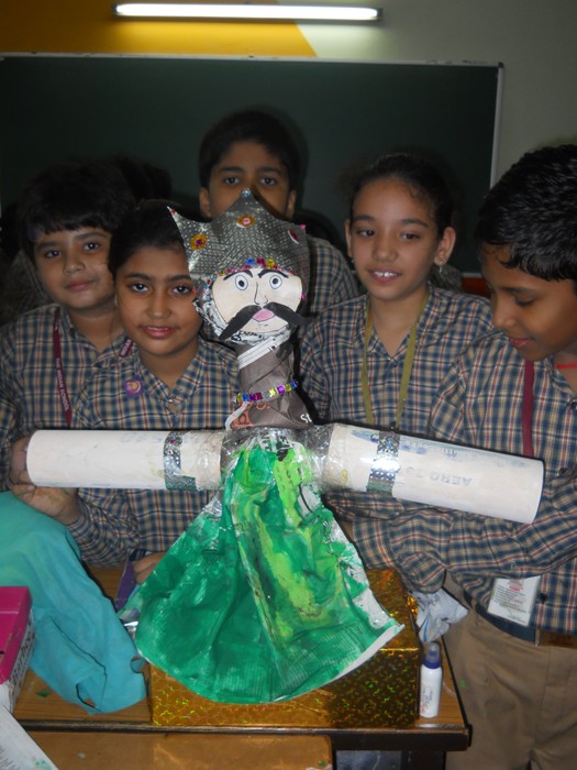 Dussehra Celebration, class 4.