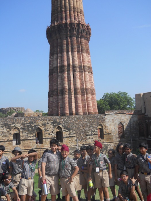 Excursion to the Qutab Minar, class 4