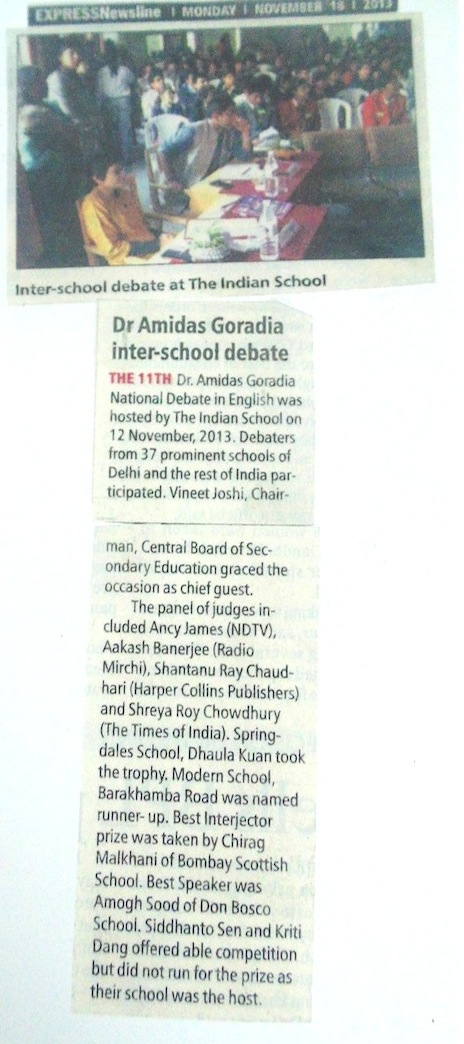 EXPRESSNewsline, 18 November, 2013.