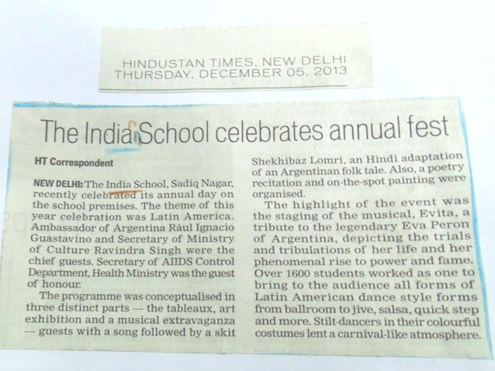 HINDUSTAN TIMES, THURSDAY, 5 DECEMBER, 2013.