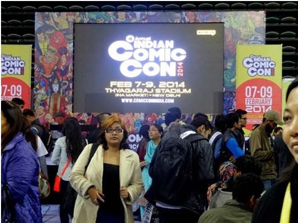 Visit to COMICON- 2014, 7-9 February.