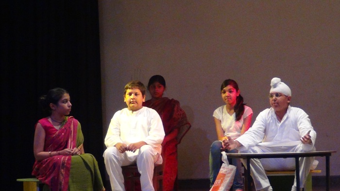Literary Week Assembly, classes VIII and IX