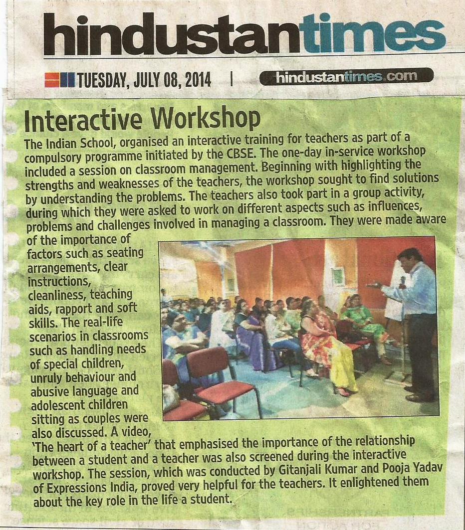 HINDUSTAN TIMES, TUESDAY, 8 JULY, 2014