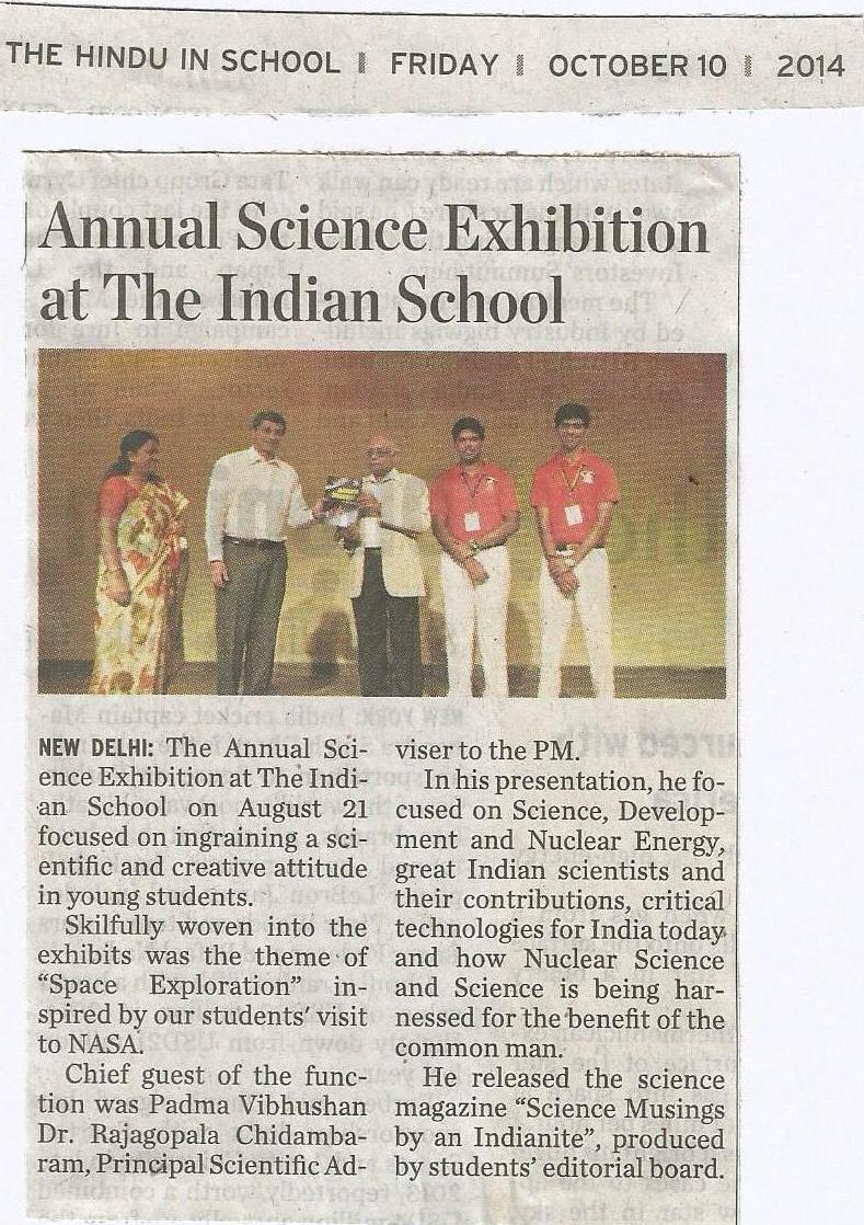 THE HINDU IN SCHOOL,FRIDAY,10 OCTOBER,2014
