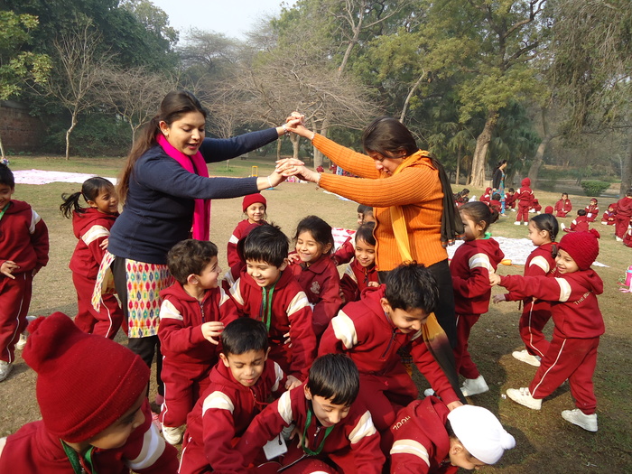 Year-end Pre-school  picnic at Lodi Gardens.