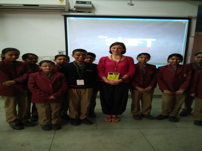 Interaction with an author, classes 5 and 6.