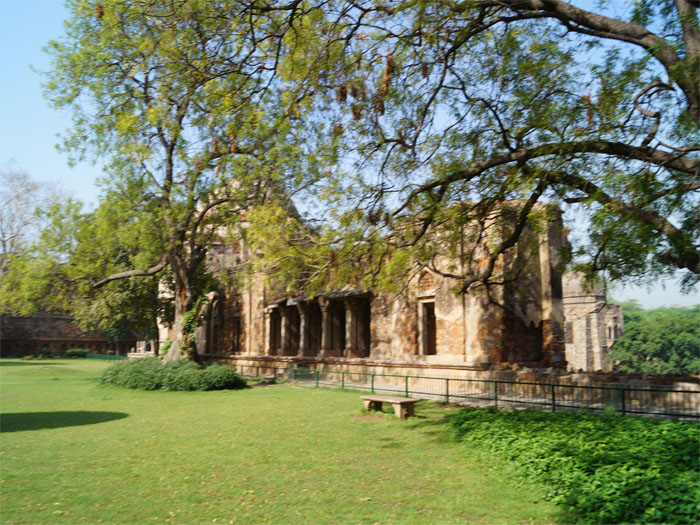 Excursion to the tomb of Firoz Shah Tughluq, class 12 accompanies class 5.