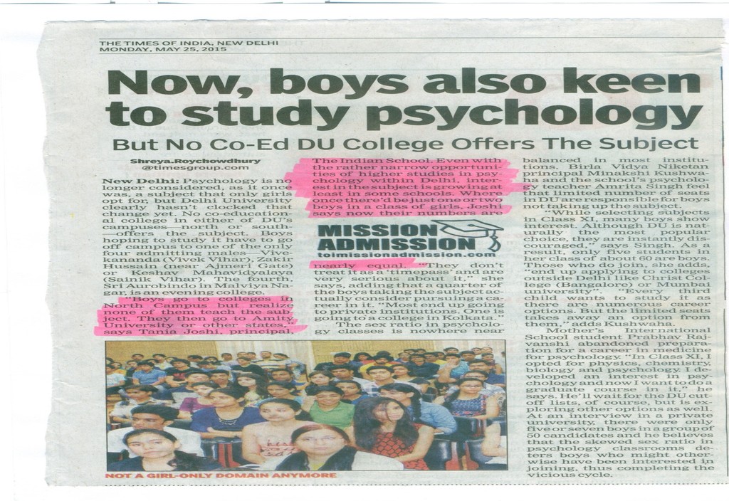 THE TIMES OF INDIA, MONDAY, 25 May,2015