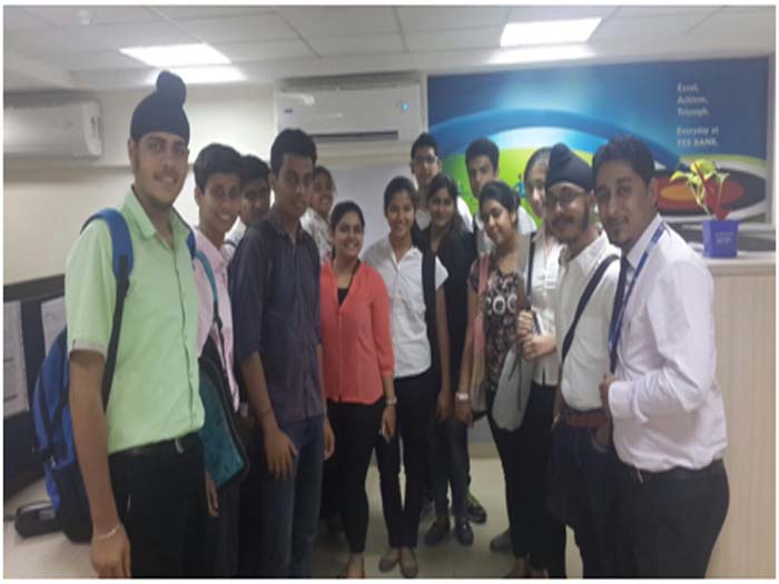 Summer Internship at YES BANK, classes 11 and 12