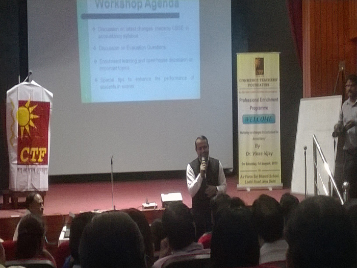 Accountancy workshop on recent changes in Class XII project work