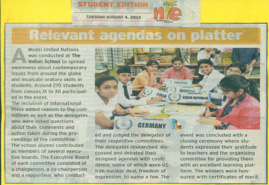 THE TIMES OF INDIA, WEDNESDAY, 5 AUGUST,2015