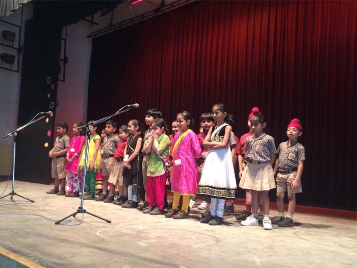 Special Assembly on Baisakhi, class 3B.