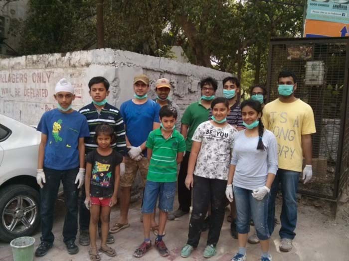 SPOT FIX by the Citizenship Programme at Hauz Khas Village