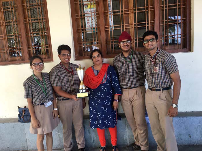 Honours at Sarala Birla Memorial Business Quiz, 2016