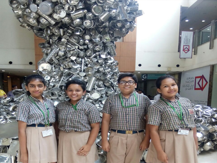 Rangalaap at an art museum