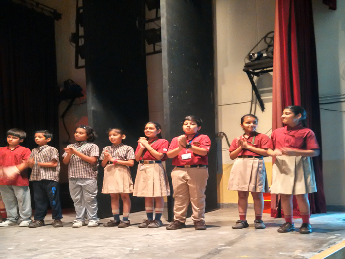 Special Assembly on Gandhi Jayanti by class VA