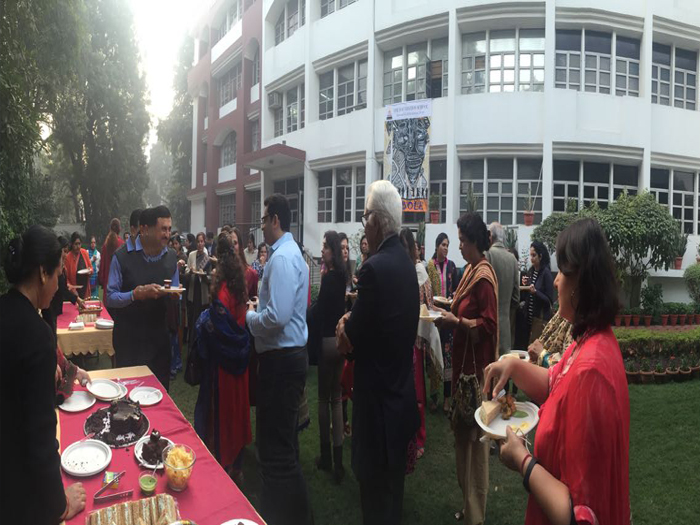 Bonding at tea with the PTA