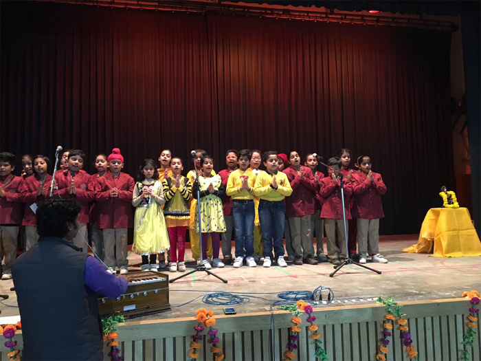Special Assembly for Basant Panchami.