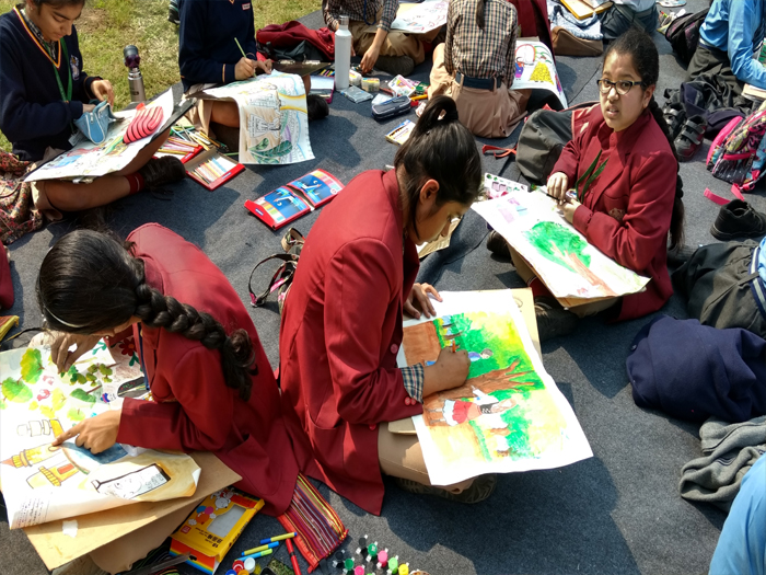  Annual inter school Painting competition at the Hungarian Cultural Centre