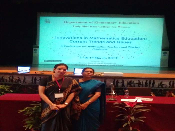 Teacher workshop at LSR: 'Innovations in Math Education: Current Trends and Issues'.