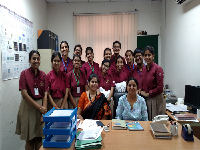 Class 12 ( Biology) visit the Department of Biotechnology at JNU.