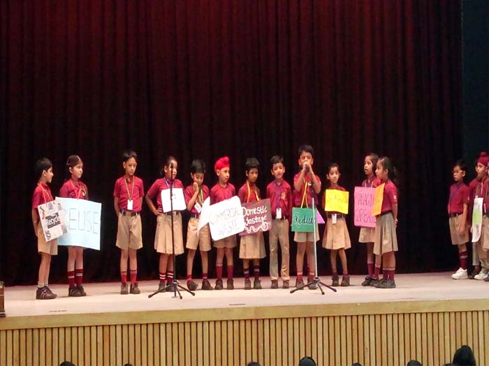 Special Assembly by Class 2E- Managing Garbage
