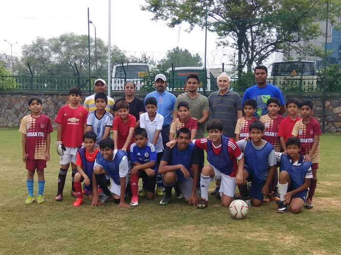 Friendly football match ( Under 12 and Senior)