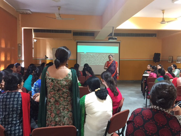 Principal's workshop for teachers on classroom management
