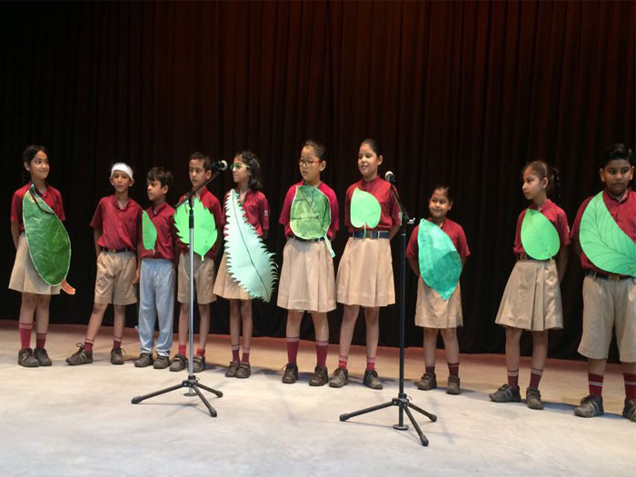 Special assembly on Pollution by class 4C