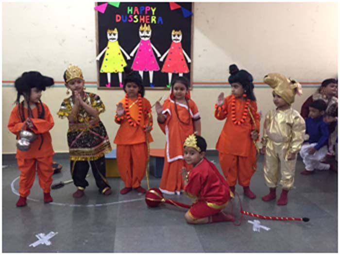 Special assembly on Dussehra by PP Vega