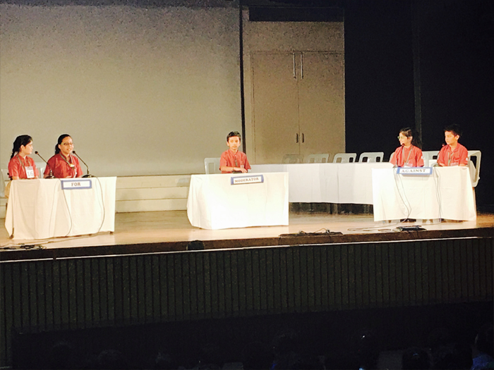 Honours at English Language Meet at Junior Modern School