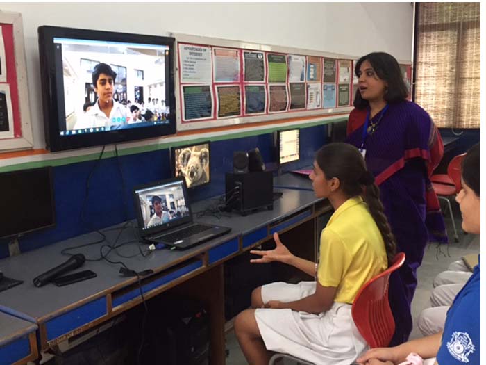 International Peace Day interaction vide video with the Lahore Grammar School