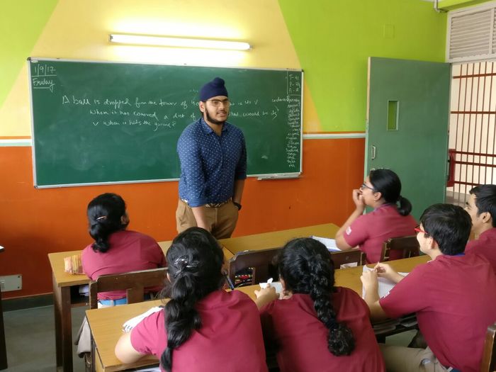Roles reversed on Teachers' Day!