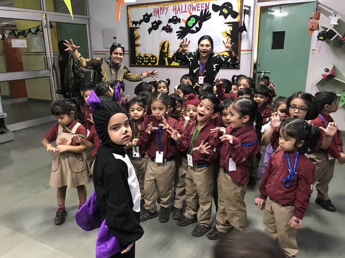 Halloween celebrations in Pre primary