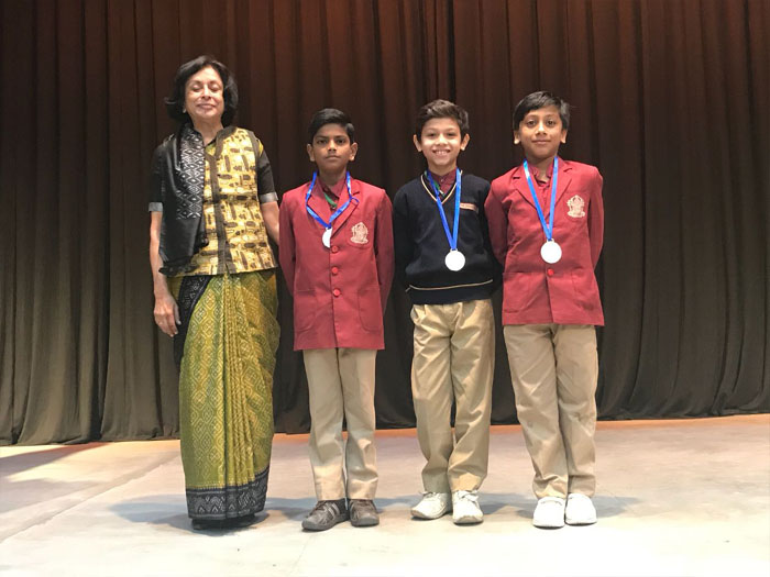 Inter house debate in Primary (classes 4 & 5)