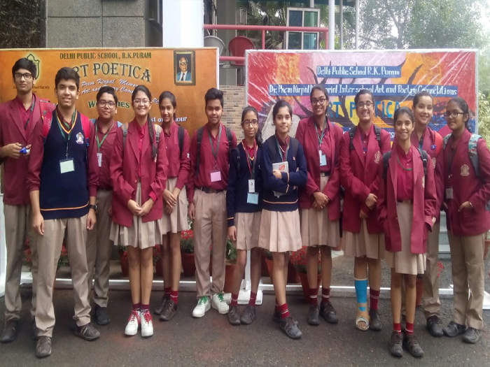 Inter school art and poetry event