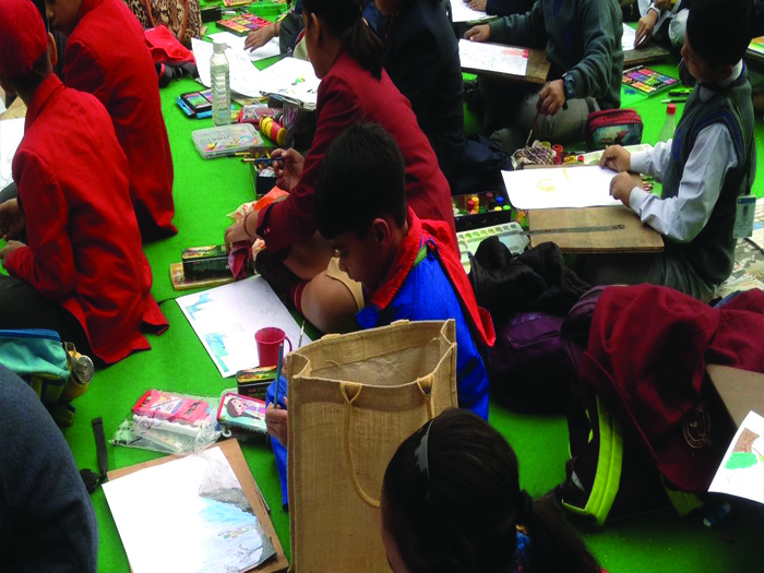 Honours at HT-PACE KALEIDOSCOPE- annual inter school painting competition