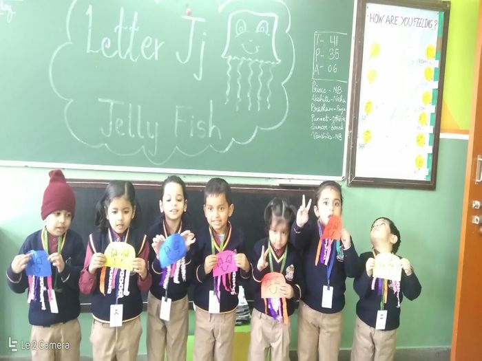  Teaching the alphabet, J with craft