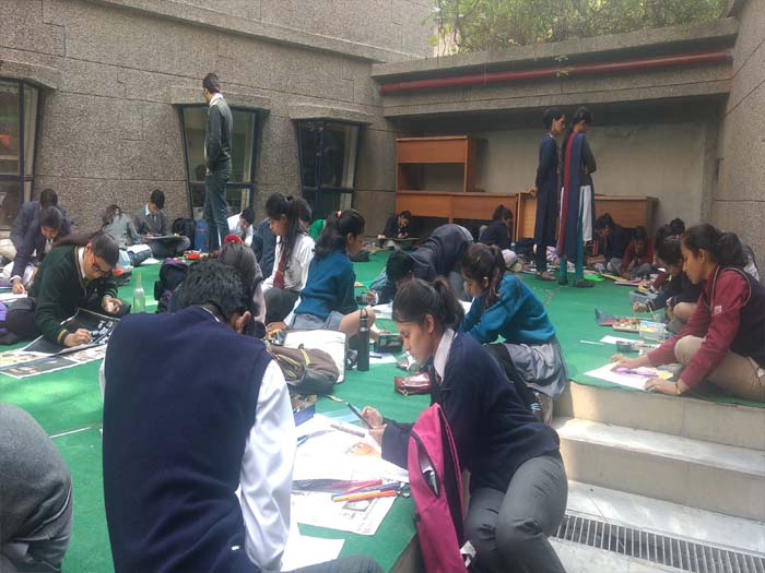 National level art competition by INTACH